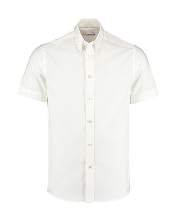 Hemd KUSTOM KIT Tailored Fit Premium Oxford Shirt SSL personalisierbar