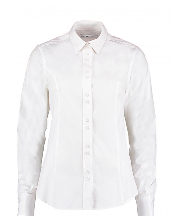Hemd KUSTOM KIT Women's Tailored Fit City Shirt voor bedrukking &amp; borduring