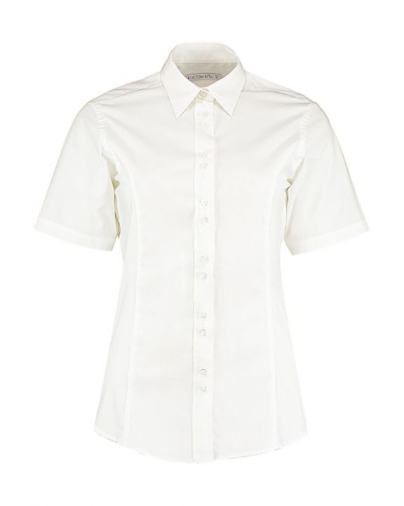 Hemd KUSTOM KIT Women's Tailored Fit City Shirt SSL voor bedrukking & borduring