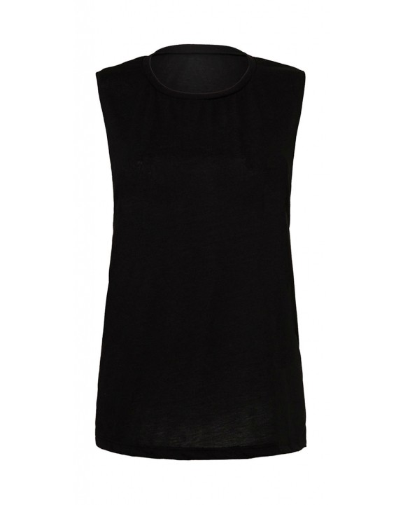 T-shirt BELLA-CANVAS WOMENS FLOWY SCOOP MUSCLE TANK voor bedrukking &amp; borduring