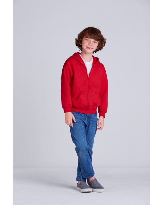 Sweater GILDAN YOUTH FULL ZIP HOODED SWEATSHIRT voor bedrukking & borduring