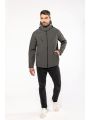 KARIBAN Herren Softshell-Jacke mit Abnehmbare Kapuze Softshell personalisierbar