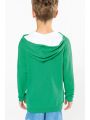 Sweat-shirt personnalisable KARIBAN Sweat-shirt capuche contrastée enfant