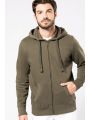 Sweat-shirt personnalisable KARIBAN Sweat-shirt zippé capuche homme