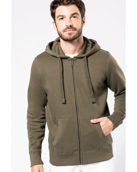 Sweat-shirt personnalisable KARIBAN Sweat-shirt zippé capuche homme