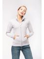 Sweat-shirt personnalisable KARIBAN Veste molleton zippée femme