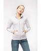 Sweatshirt KARIBAN Damen Fleece-Sweater mit Zip personalisierbar