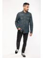 Chemise personnalisable KARIBAN Chemise denim manches longues