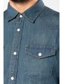 Chemise personnalisable KARIBAN Chemise denim manches longues