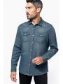 Chemise personnalisable KARIBAN Chemise denim manches longues