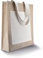 KIMOOD Jute Shopper Tote Bag personalisierbar