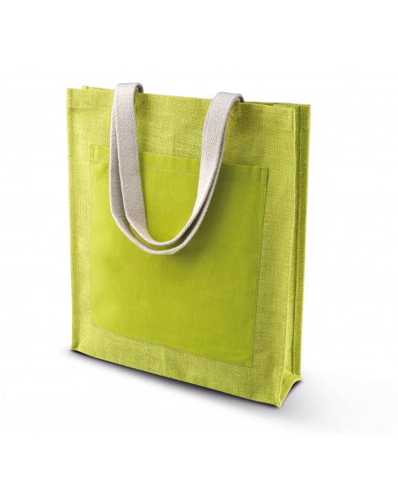 Tote bag KIMOOD Jute Shopper voor bedrukking &amp; borduring