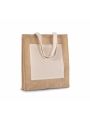 KIMOOD Jute Shopper Tote Bag personalisierbar