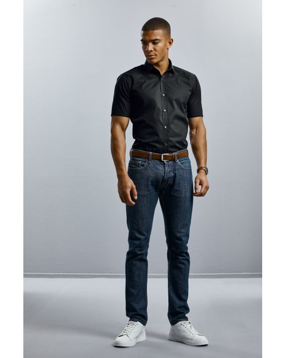 Hemd RUSSELL Men's Short Sleeve Ultimate Stretch voor bedrukking & borduring