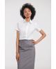 Hemd RUSSELL Ladies Short Sleeve Herringbone Shirt voor bedrukking & borduring