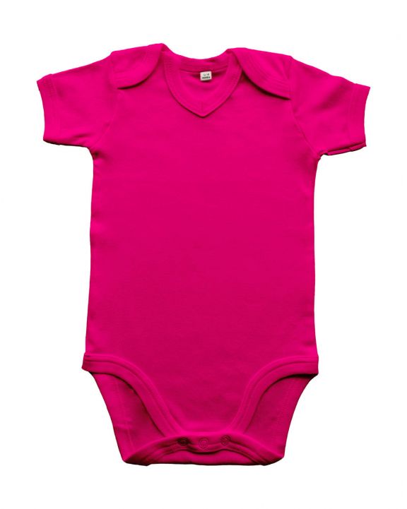 Article bébé personnalisable BABYBUGZ Baby Organic V-neck Bodysuit