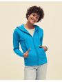 Sweater FOL Ladies Lightweight Hooded Sweat Jacket voor bedrukking &amp; borduring