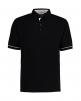 Poloshirt KUSTOM KIT Classic Fit Button Down Contrast Polo Shirt voor bedrukking & borduring