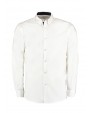 Hemd KUSTOM KIT Tailored Fit Premium Contrast Oxford Shirt voor bedrukking &amp; borduring