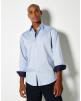 Hemd KUSTOM KIT Tailored Fit Premium Contrast Oxford Shirt personalisierbar