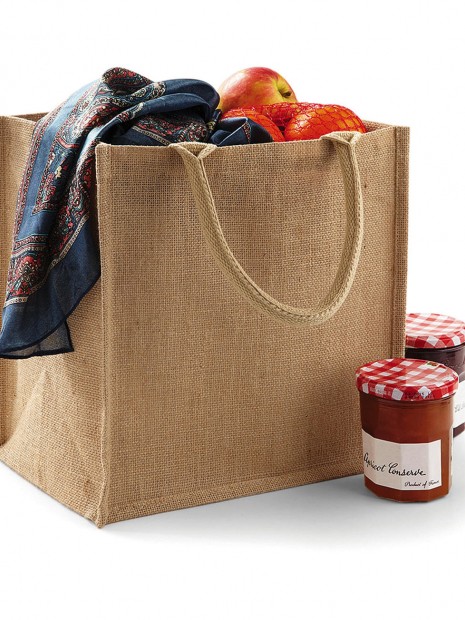 Tote bags à personnaliser WESTFORDMILL JUTE MIDI TOTE naturel