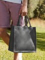 Tote bags à personnaliser WESTFORDMILL JUTE MIDI TOTE graphite grey/graphite grey