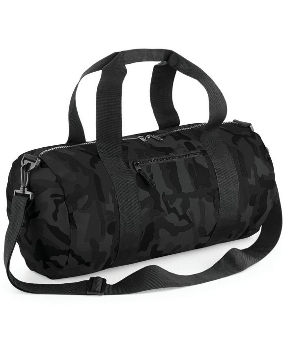 Tasche BAG BASE Camo Barrel Bag personalisierbar