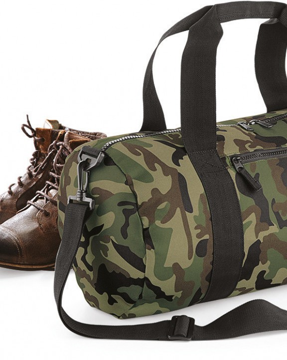Tas & zak BAG BASE CAMO BARREL BAG voor bedrukking &amp; borduring