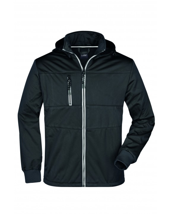 Softshell personnalisable JAMES & NICHOLSON Men´s Maritime Softshell-Jacket