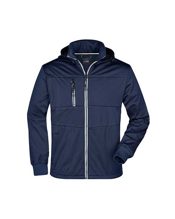 Softshell personnalisable JAMES & NICHOLSON Men´s Maritime Softshell-Jacket