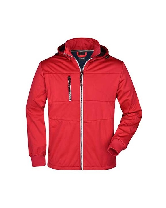 Softshell personnalisable JAMES & NICHOLSON Men´s Maritime Softshell-Jacket