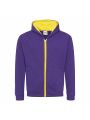 Sweat-shirt personnalisable AWDIS Kids Varsity Zoodie