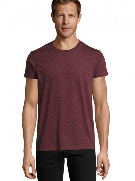 T-Shirts à personnaliser SOL'S Regent Fit oxblood chiné