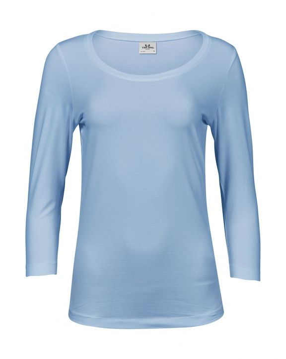 T-shirt TEE JAYS Ladies 3/4 Sleeve Stretch Tee voor bedrukking & borduring