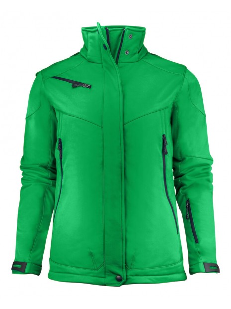 PRINTER SOFTSHELL SKELETON FEMME FRESH GREEN personnalisable