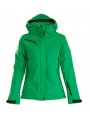 PRINTER SOFTSHELL SKELETON FEMME vert pomme personnalisable