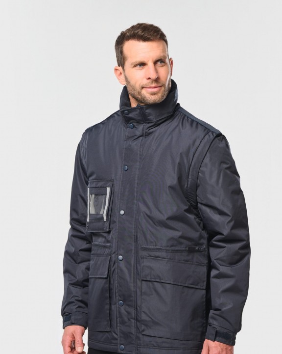WK. DESIGNED TO WORK Workwear Parka mit abtrennbaren Ärmeln Jacke personalisierbar