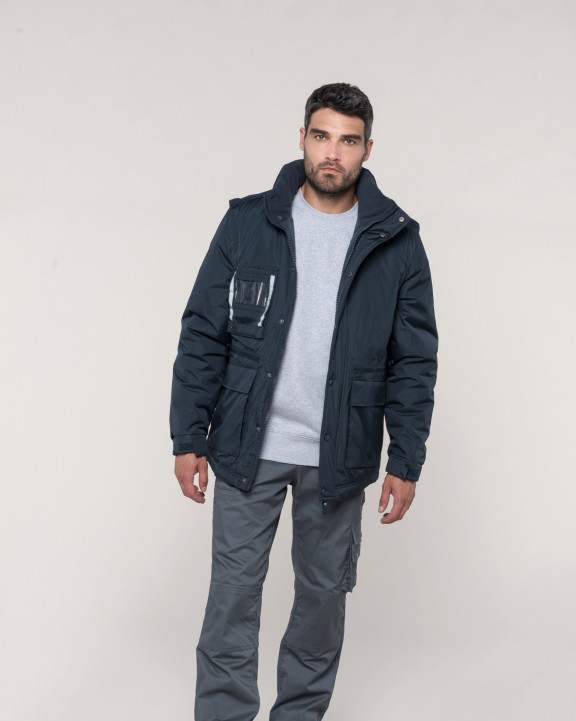 WK. DESIGNED TO WORK Workwear Parka mit abtrennbaren Ärmeln Jacke personalisierbar