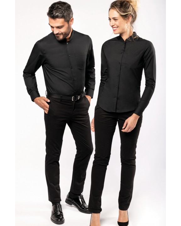 Chemise personnalisable KARIBAN Chemise col mao manches longues