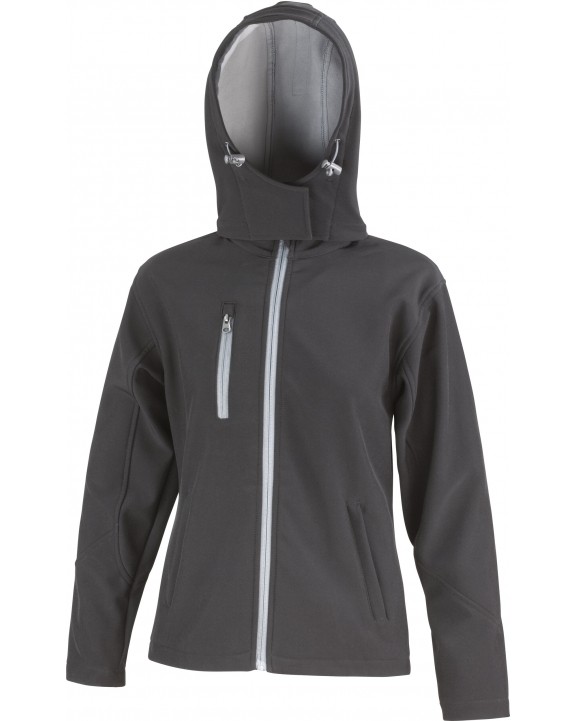 Softshell personnalisable RESULT Veste Softshell Capuche Femme TX Performance