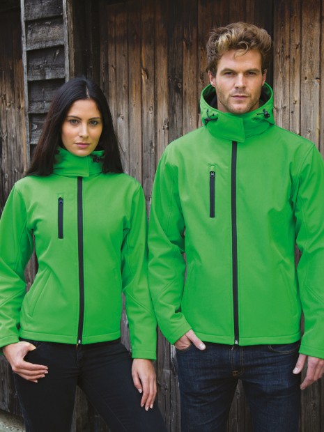 Softshells à personnaliser RESULT Veste Softshell Capuche Femme TX Performance 