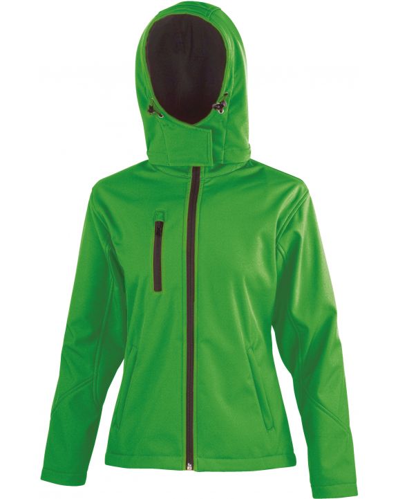 Softshell RESULT Core Ladies Tx Performance Hooded Soft Shell Jacket personalisierbar