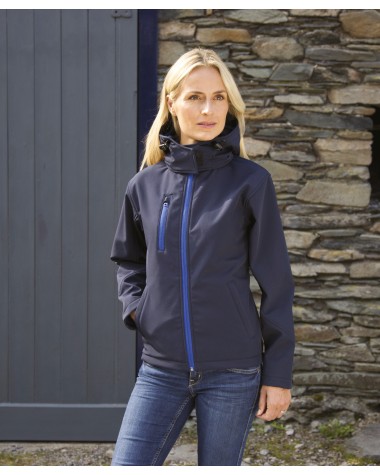 RESULT Core Ladies Tx Performance Hooded Soft Shell Jacket Softshell personalisierbar