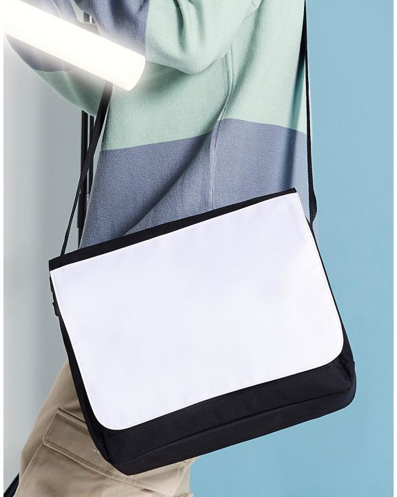 Tas & zak BAG BASE Sublimation Messenger Bag voor bedrukking & borduring