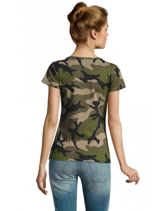 T-shirt SOL'S Camo Women voor bedrukking &amp; borduring