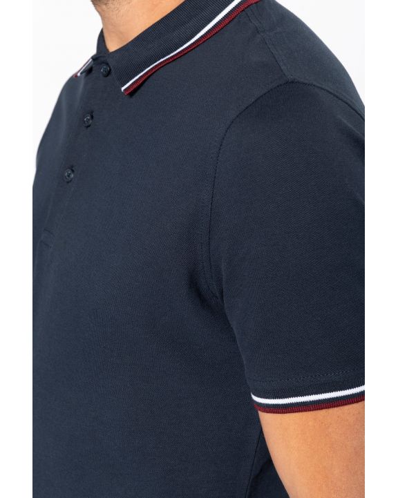 Poloshirt KARIBAN Herren Piqué Poloshirt Kurzarm personalisierbar