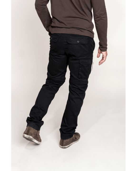 Broek KARIBAN Heren 2-in-1 broek met meerdere zakken voor bedrukking & borduring