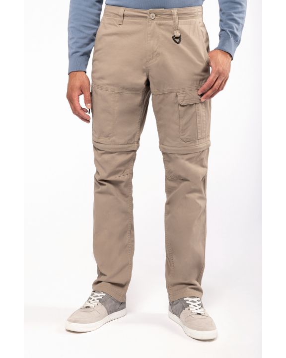 Pantalon personnalisable KARIBAN Pantalon 2 en 1 multipoches homme