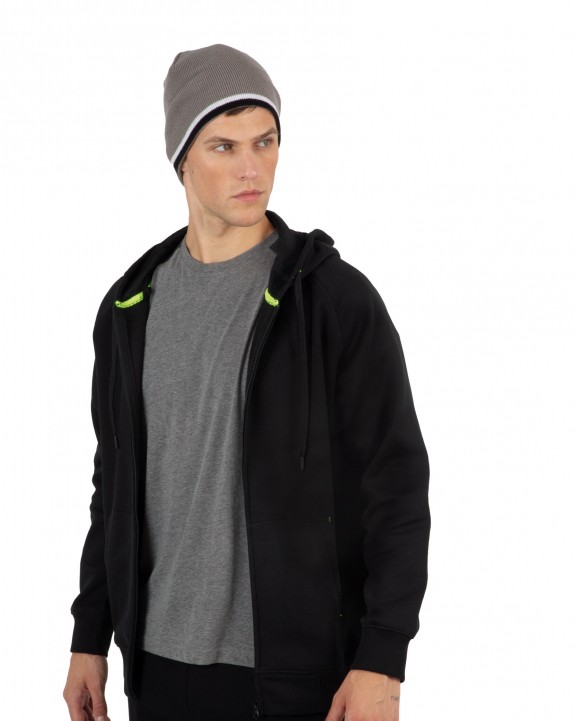 Bonnet, Écharpe & Gant personnalisable K-UP Bonnet bande bicolore contrastée