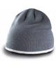 Mütze, Schal & Handschuh K-UP Beanie Mütze mit Kontrastrand personalisierbar